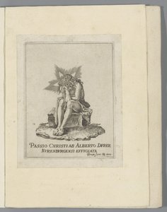 Christus auf dem kalten Stein von Anonymous