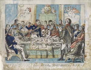 Kongress von Wien, 1815 von Anonymous