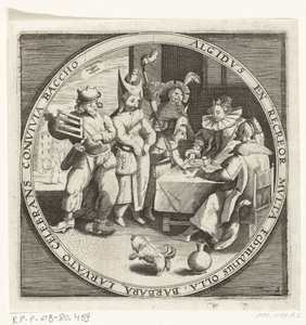 Der Monat Februar, Fastnacht, ca. 1600