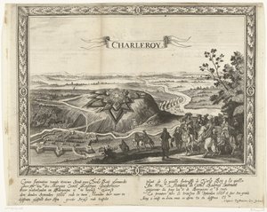 Die neue Festung von Charleroi, 1666 von Anonymous
