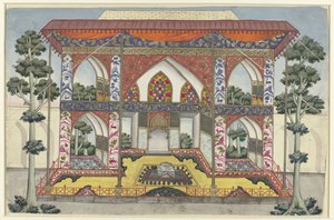 Die Privataudienzhalle von Shah Safi I. von Persien