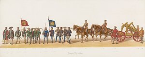 Delfter Umzug von 1873 (neunte Platte) von Anonymous