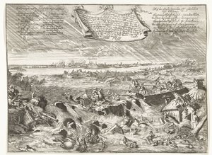Deichbruch bei Coevorden, 1673