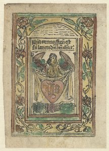 Engel mit heiligem Herz von Anonymous