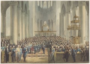 Feier zu Ehren der Veteranen von 1813-1815, 1865 von Anonymous