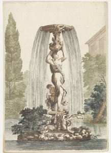 Brunnen mit Venus und Amor