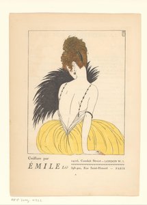 Gazette du Bon Ton, 1920 - Nr. 2, X: Frisur von Émile von Anonymous