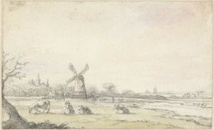 Ansicht von Den Haag von Rijswijk aus