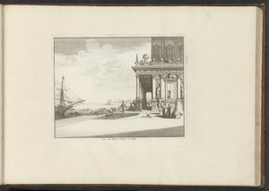 Ansicht des Palazzo Colinga in Venedig von Anonymous