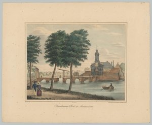 Ansicht des Haarlemmerpoort in Amsterdam von Anonymous