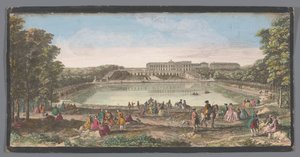 Ansicht der Orangerie des Schlosses von Versailles