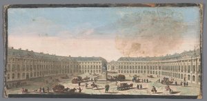 Ansicht des Place Vendôme in Paris