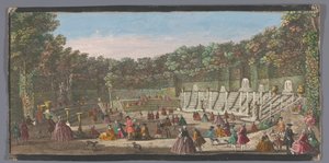 Ansicht der Salle de Bal im Garten von Versailles