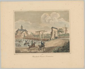 Ansicht des Utrechtsepoort in Amsterdam von Anonymous