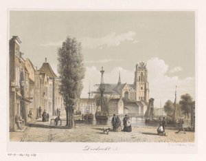Ansicht des Hafens in Dordrecht von Anonymous