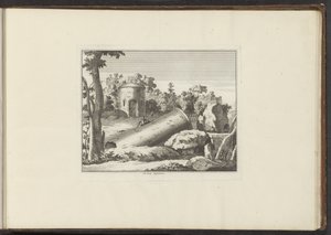 Blick auf die Ruine von M. Curty (Paläste und Monumente in Venedig, Livorno, Neapel und Rom) von Anonymous
