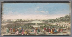 Blick auf die Orangerie des Schlosses von Versailles