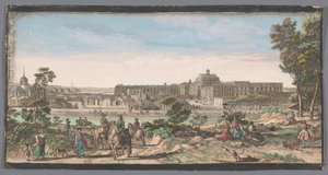 Ansicht der Stadt und des Palastes von Versailles