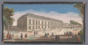 Ansicht des Château de Choisy vom Garten aus von Anonymous