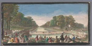 Ansicht des Grand Canal im Garten des Palais de Fontainebleau