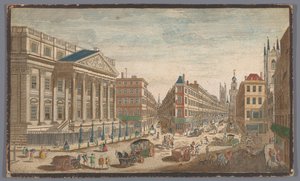 Ansicht des Mansion House in London von Anonymous