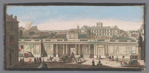 Ansicht des Palais du Temple in Paris