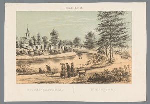 Ansicht des ehemaligen Buitengasthuis bei Haarlem von Anonymous