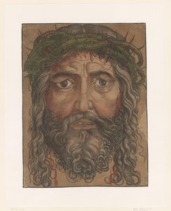 Gesicht von Christus mit Dornenkrone