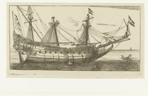 Das Schiff De Salamander Seeansichten und Darstellungen von Schiffen (Serientitel)