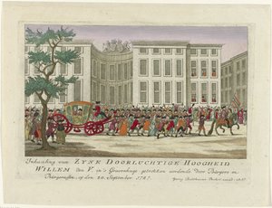Einzug des Prinzen von Oranien, 1787