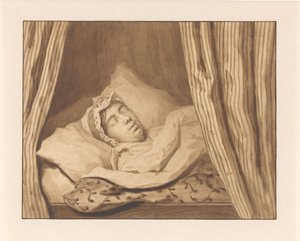 Jungfrau Johanna van Weede auf ihrem Sterbebett