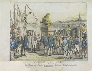 Ankunft des Souveränen Fürsten in Amsterdam, 1813