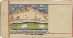 Krishna löscht einen Waldbrand