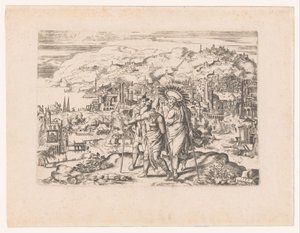 Landschaft mit Emmausjüngern