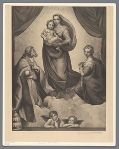 Maria und Kind bei Hl. Sixtus und Hl. Barbara