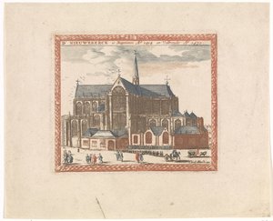 Neue Kirche in Amsterdam von Anonymous