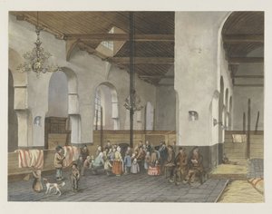 Aufnahme der Veenendalers in der Geertekerk in Utrecht, 1855