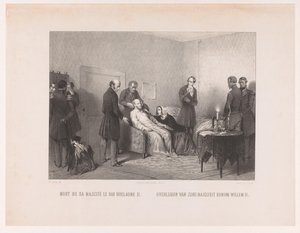 Tod von König Wilhelm II von Anonymous
