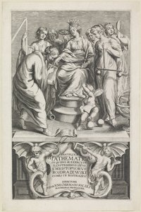 Personifikation der Mathematik Titelblatt für: Christophorus Rosdrazewski, Disciplinae Mathematicae, [1640-1648]