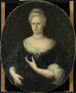 Porträt von Elisabeth van Oosten (1660-1714). Ehefrau von Abraham van Riebeeck