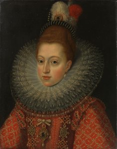 Porträt von Margarete von Österreich (1584-1611), Königin von Spanien von Anonymous