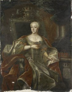 Porträt von Prinzessin Charlotte Amalie, Tochter von Friedrich IV., König von Dänemark von Anonymous