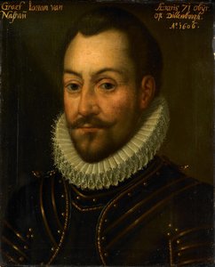 Porträt eines unbekannten Grafen oder Offiziers, möglicherweise Graf Johann der Ältere von Nassau oder Ludwig von Nassau