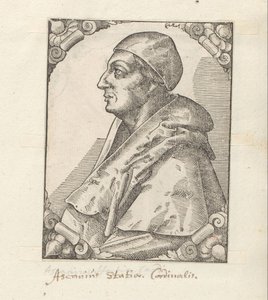Porträt von Ascanio Sforza