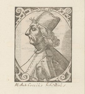Porträt von Marcus Antonius Coccius Sabellicus