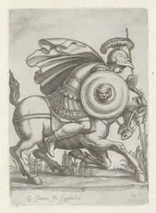 Relief mit der Tat von Marcus Curtius von Anonymous