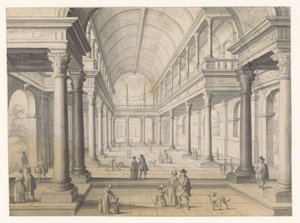 Renaissance-Saal mit Figuren