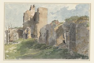 Ruinen des Château de Chevreuse von Anonymous
