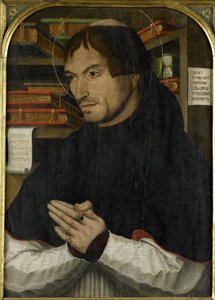 Der heilige Dionysius der Areopagit im Gebet von Anonymous