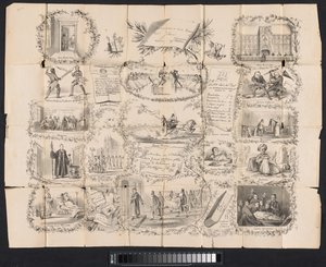 Karikatur im Leidener Studentenalmanach, 1865
